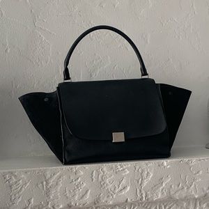 Celine Large Black Trapeze Bag